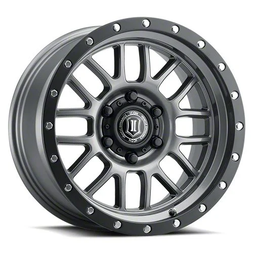 ICON Alloys Alpha Titanium 6-Lug Wheel; 17x8.5; 0mm Offset (15-20 Tahoe)