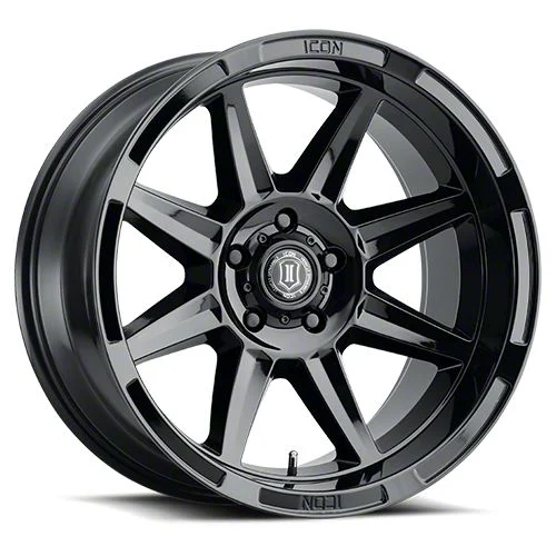 ICON Alloys Bandit Gloss Black 6-Lug Wheel; 20x10; -24mm Offset (15-20 Tahoe)