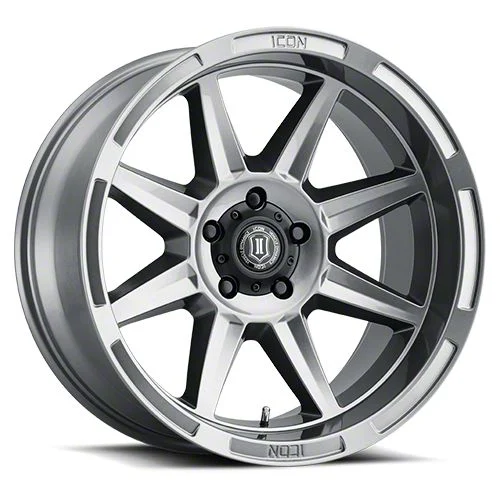 ICON Alloys Bandit Gunmetal 6-Lug Wheel; 20x10; -24mm Offset (21-26 Tahoe)