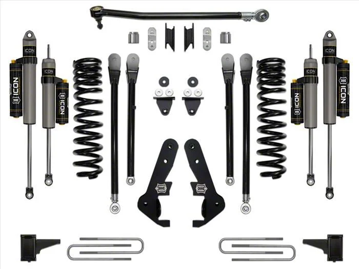 ICON Vehicle Dynamics 4.50-Inch Suspension Lift System; Stage 4 (20-22 4WD 6.7L Powerstroke F-250 Super Duty w/ Automatic Transmission)
