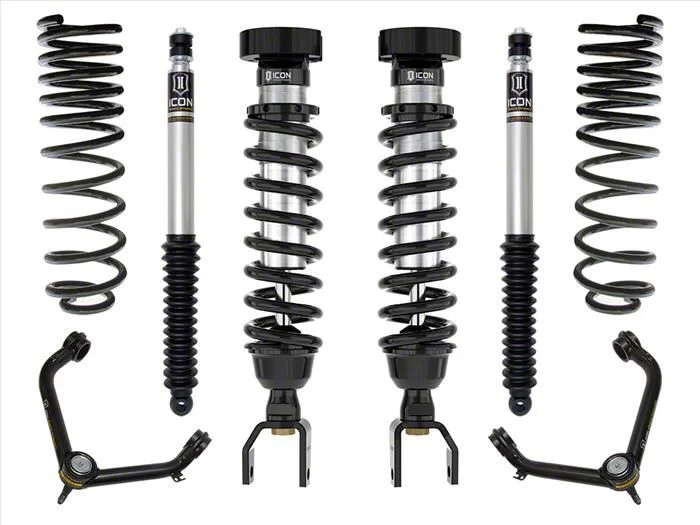 ICON Vehicle Dynamics 2 to 3-Inch Suspension Lift System with Tubular Upper Control Arms; Stage 2 (19-25 RAM 1500 w/o Air Ride, Excluding EcoDiesel, RHO & TRX)