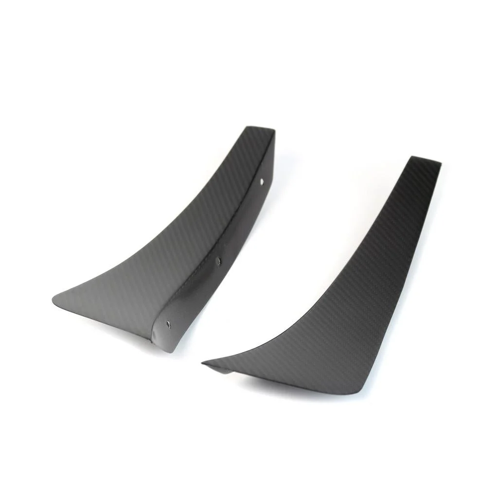 Dodge Challenger Hellcat Carbon Fiber Front Bumper Canards 2015-2023