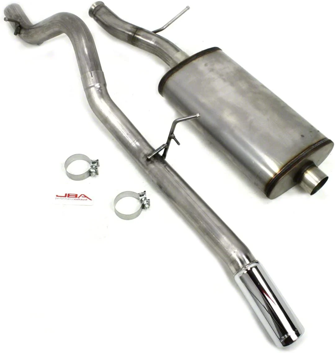 JBA Single Exhaust System with Polished Tip; Rear Exit (15-19 Tahoe)