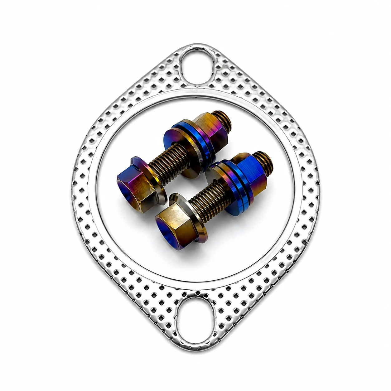JDC Titanium 3" Exhaust Gasket & Bolt Set