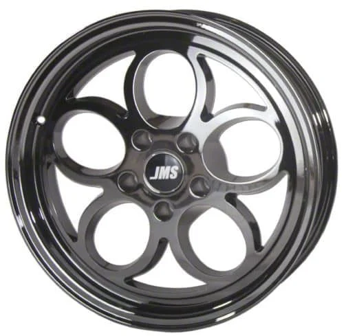 JMS Savage Series Black Chrome Wheel; Rear Only; 17x10; 20mm Offset (06-10 RWD Charger)