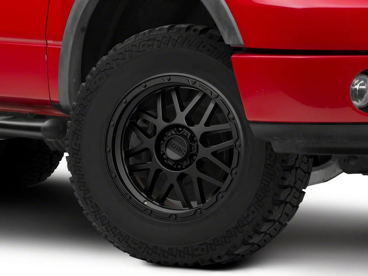KMC Grenade Off-Road Matte Black 6-Lug Wheel; 18x8.5; 0mm Offset (04-08 F-150)