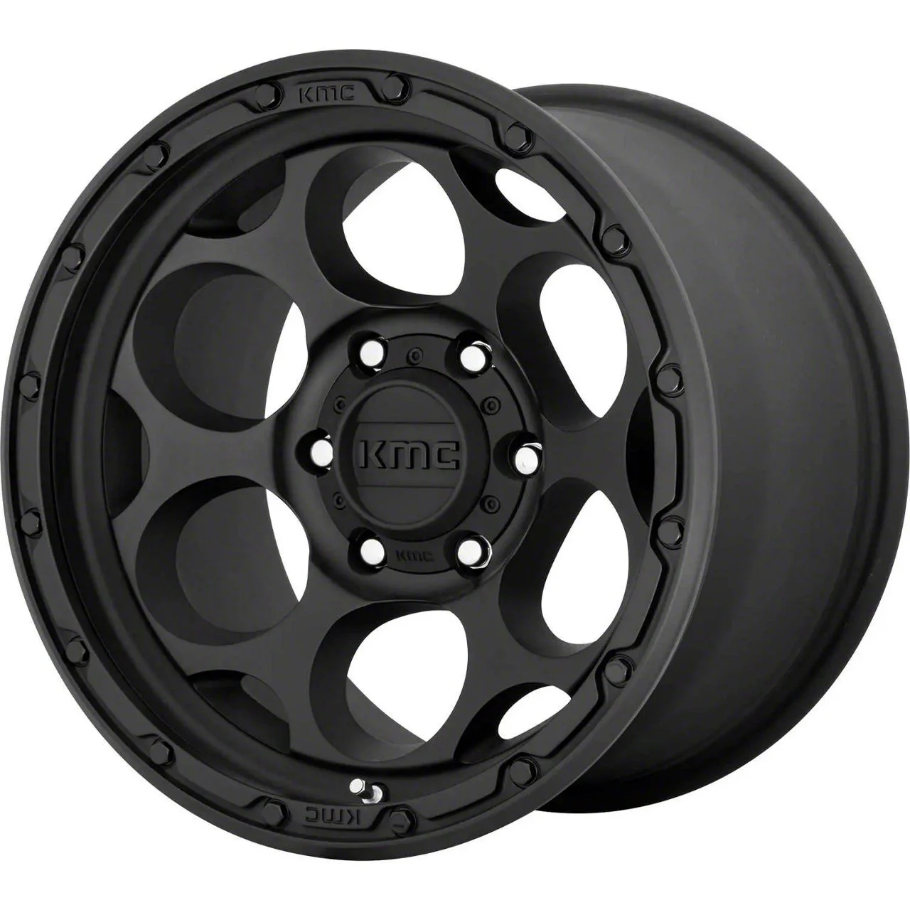 KMC Dirty Harry Textured Black 8-Lug Wheel; 17x8.5; 0mm Offset (11-14 Sierra 2500 HD)