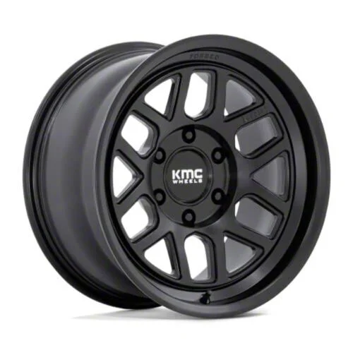 KMC Mesa Forged Satin Black 6-Lug Wheel; 17x8.5; -10mm Offset (07-14 Tahoe)