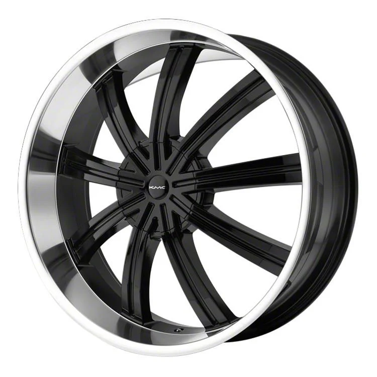 KMC Widow Chrome Wheel; 20x8.5; 15mm Offset (11-23 RWD Charger, Excluding Widebody)