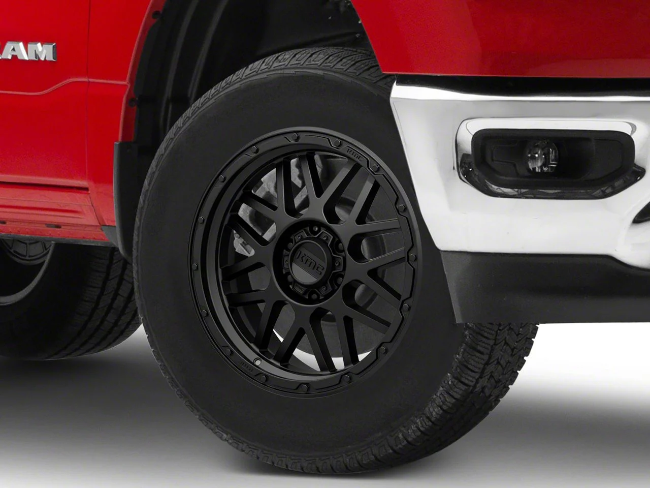 KMC Grenade Off-Road Matte Black 6-Lug Wheel; 18x8.5; 35mm Offset (19-26 RAM 1500)