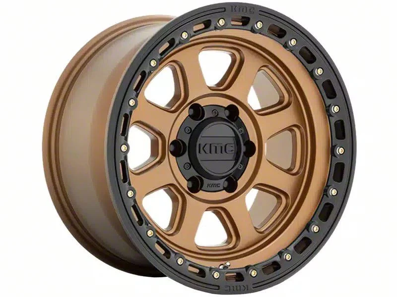 KMC Chase Matte Bronze with Black Lip 6-Lug Wheel; 20x9; 0mm Offset (19-23 Ranger)