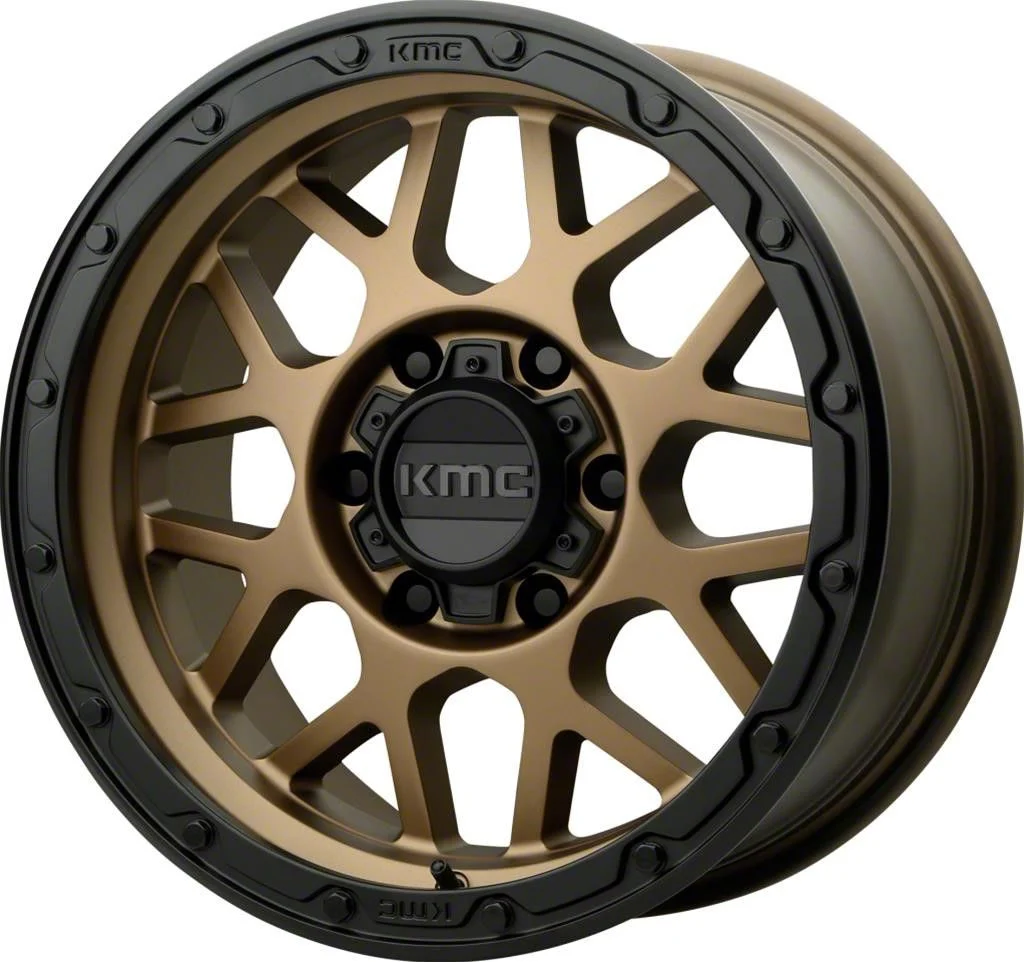 KMC Grenade Off-Road Matte Bronze 6-Lug Wheel; 17x9; 18mm Offset (19-23 Ranger)