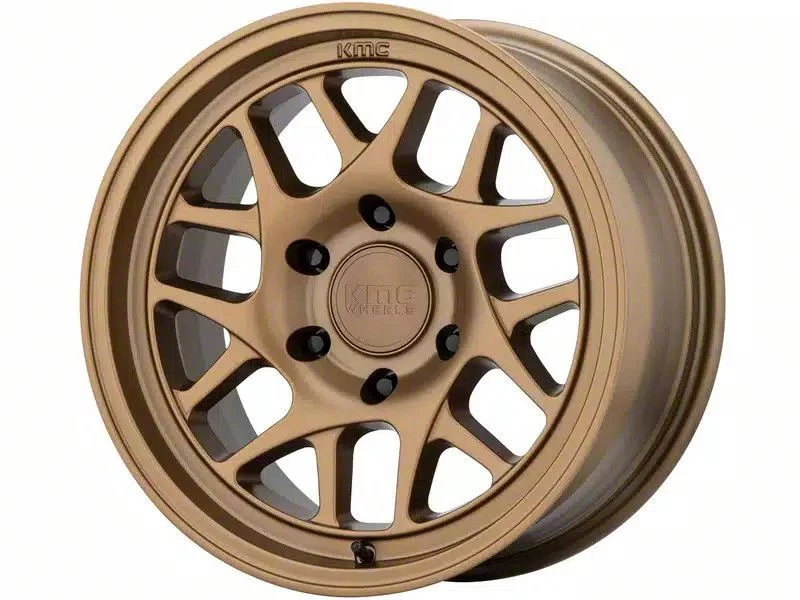 KMC Bully Ol Matte Bronze 6-Lug Wheel; 17x8.5; 18mm Offset (14-18 Sierra 1500)