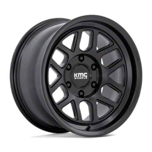 KMC Mesa Forged Satin Black 6-Lug Wheel; 17x8.5; -10mm Offset (15-20 Yukon)