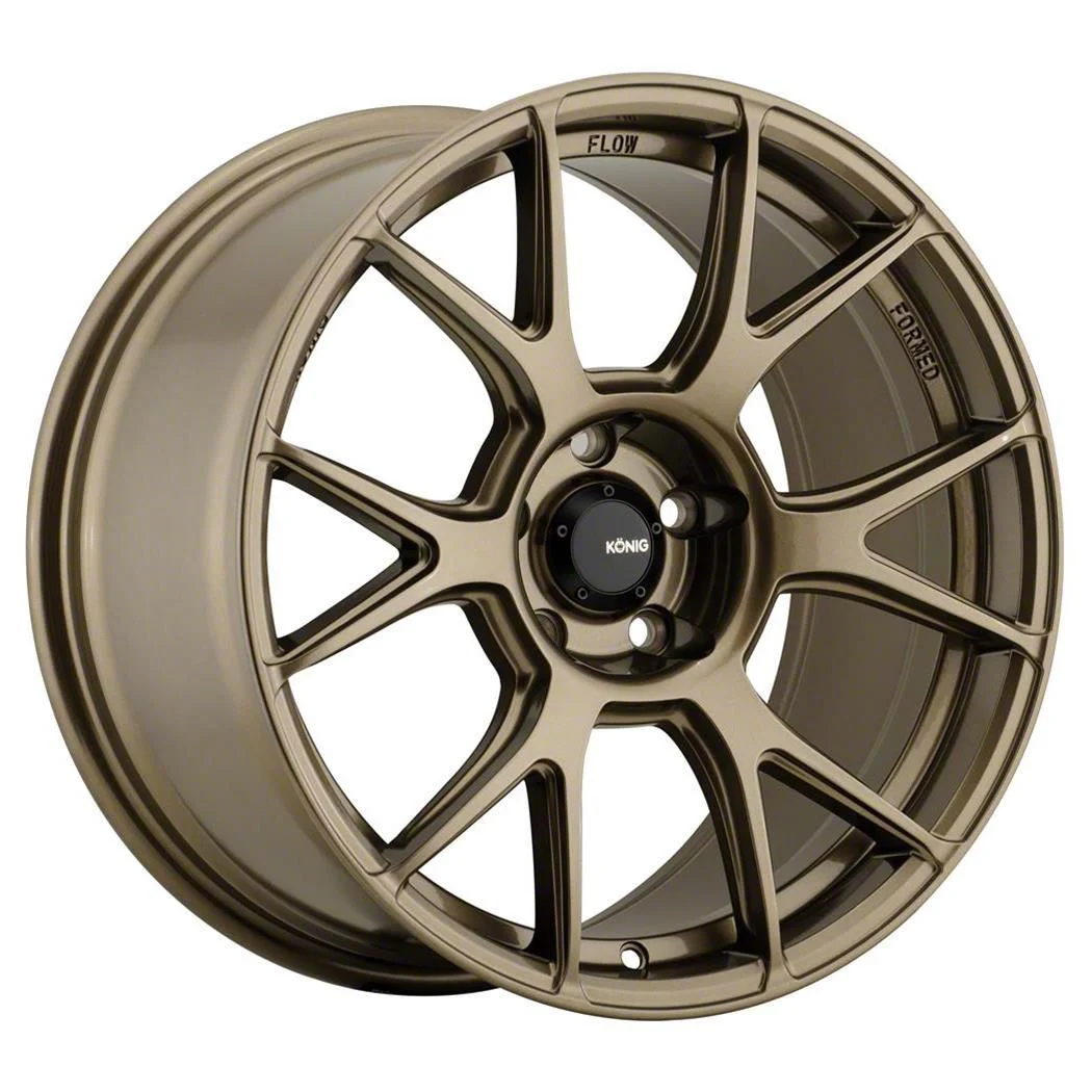 Konig Ampliform Gloss Bronze Wheel; 18x8.5; 43mm Offset (21-26 Mustang Mach-E, Excluding GT)