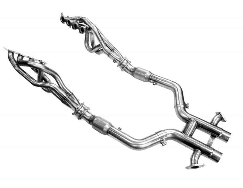Kooks 1-7/8-Inch Long Tube Headers with GREEN Catted H-Pipe (12-13 Mustang BOSS 302)