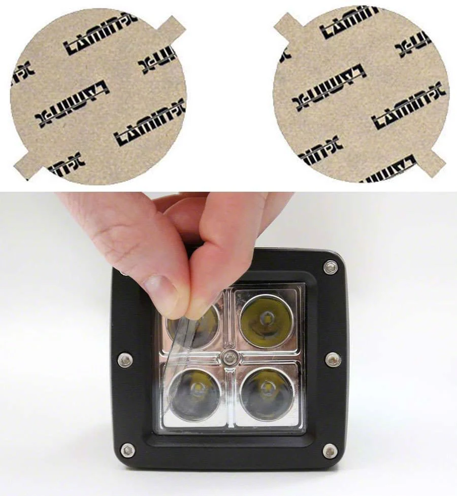 Lamin-X Fog Light Tint Covers; Clear (06-10 Charger SRT8)