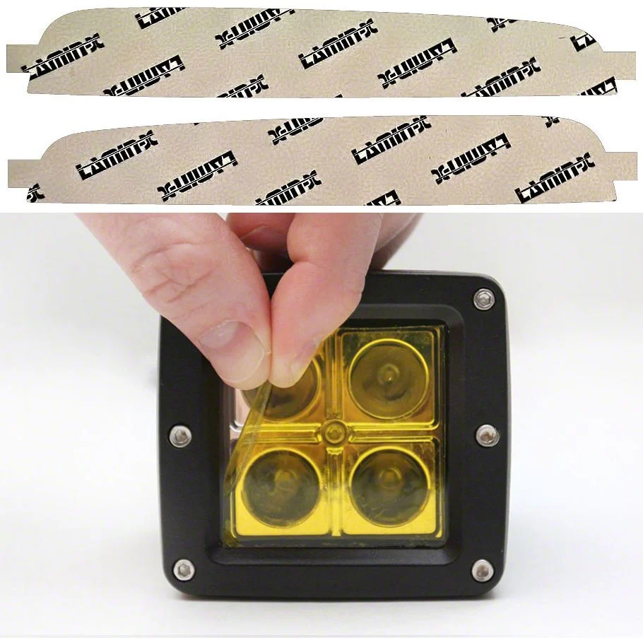 Lamin-X Fog Light Tint Covers; Yellow (15-23 Charger, Excluding Daytona, Scat Pack, SRT)