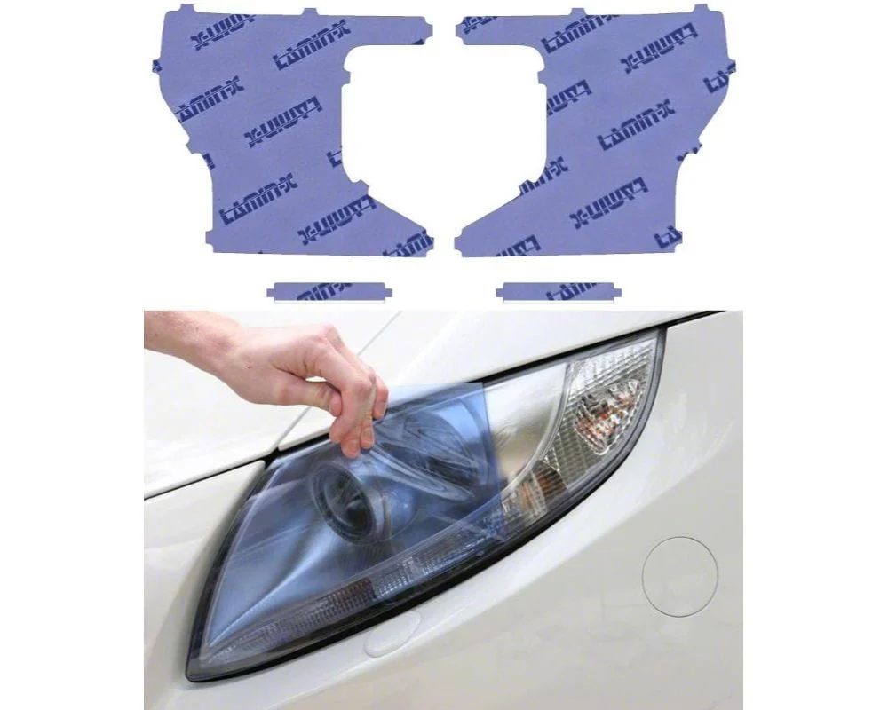 Lamin-X Headlight Tint Covers; Blue (20-22 F-350 Super Duty)