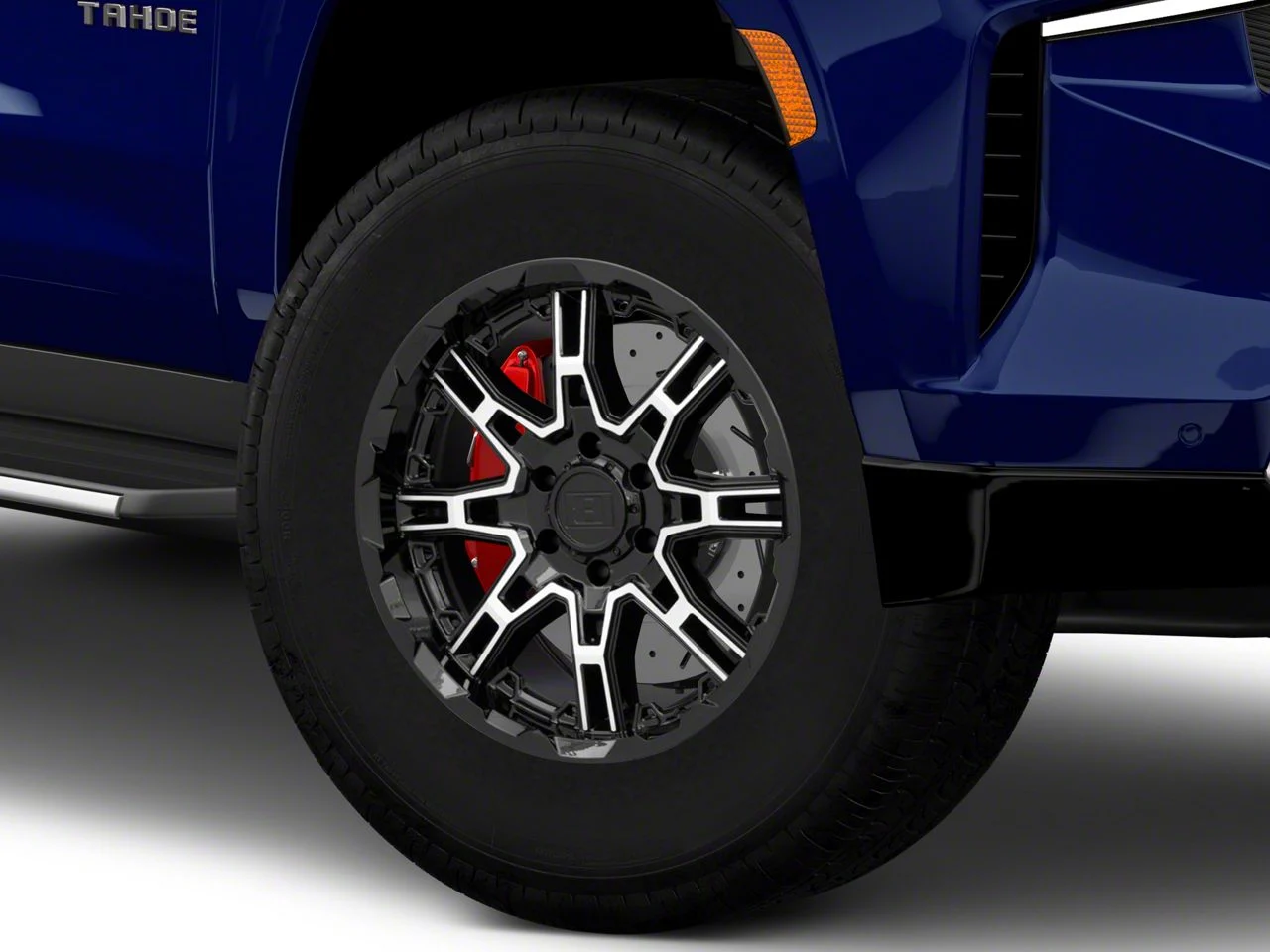 Level 8 Wheels Slingshot Gloss Black Machined 6-Lug Wheel; 18x9; 18mm Offset (21-26 Tahoe)