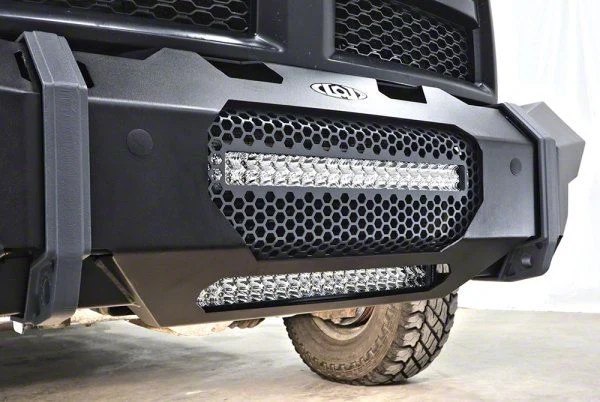 LoD Offroad Destroyer Front Bumper 20-Inch LED Light Bar Center Screen; Black Texture (11-26 Sierra 2500 HD)