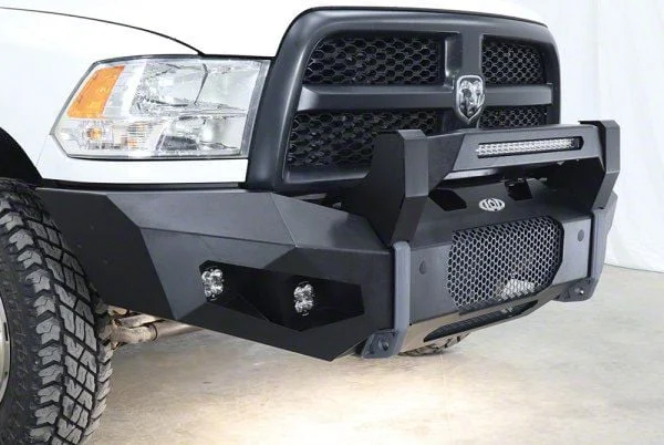 LoD Offroad Destroyer Front Bumper Bolt-on Single Row 20-Inch LED Light Bar Crossmember; Black Texture (11-26 Sierra 2500 HD)