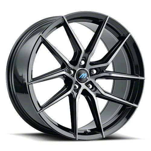 MACH Euro Concave ME.6 Glossy Carbon Black Wheel; 20x8.5; 35mm Offset (17-23 AWD Challenger)