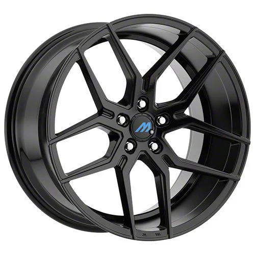 MACH Euro Concave ME.4 Glossy Black Wheel; 20x9; 35mm Offset (11-23 AWD Charger)