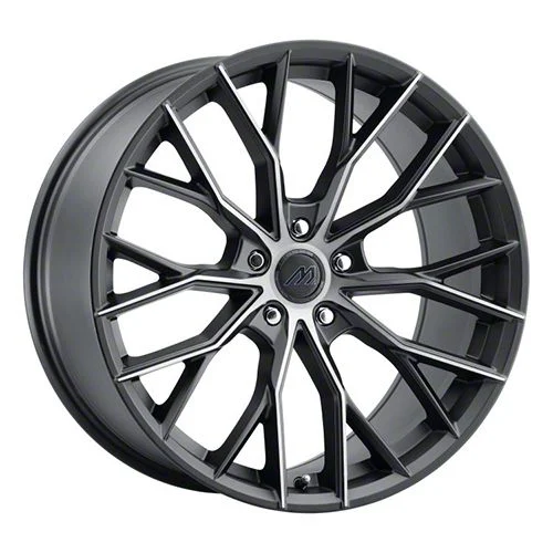 MACH Forged MF.10 Matte Carbon Black Wheel; 20x8.5; 20mm Offset (06-10 RWD Charger)