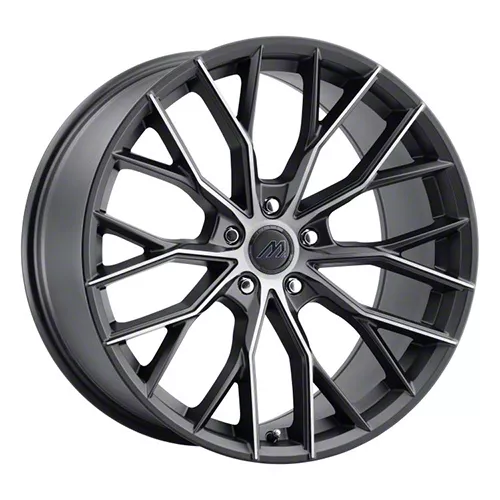 MACH Forged MF.10 Matte Carbon Black Wheel; 20x8.5; 35mm Offset (07-10 AWD Charger)