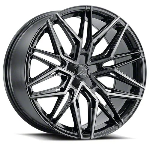 MACH Forged MF.6 Glossy Carbon Black Wheel; 20x8.5; 35mm Offset (07-10 AWD Charger)