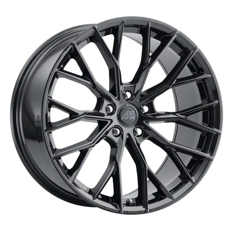 MACH Forged MF.10 Glossy Black Wheel; Rear Only; 20x10; 25mm Offset (08-23 RWD Challenger, Excluding Widebody)
