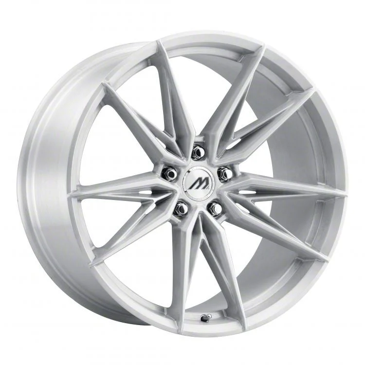 MACH Forged MF.5 Brushed Aluminum Wheel; Rear Only; 20x10.5; 45mm Offset (17-23 AWD Challenger)