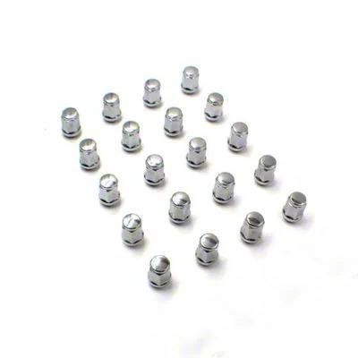 Bulge Chrome Acorn Lug Nut Kit; 3/4-Inch; Set of 20 (21-26 Mustang Mach-E)