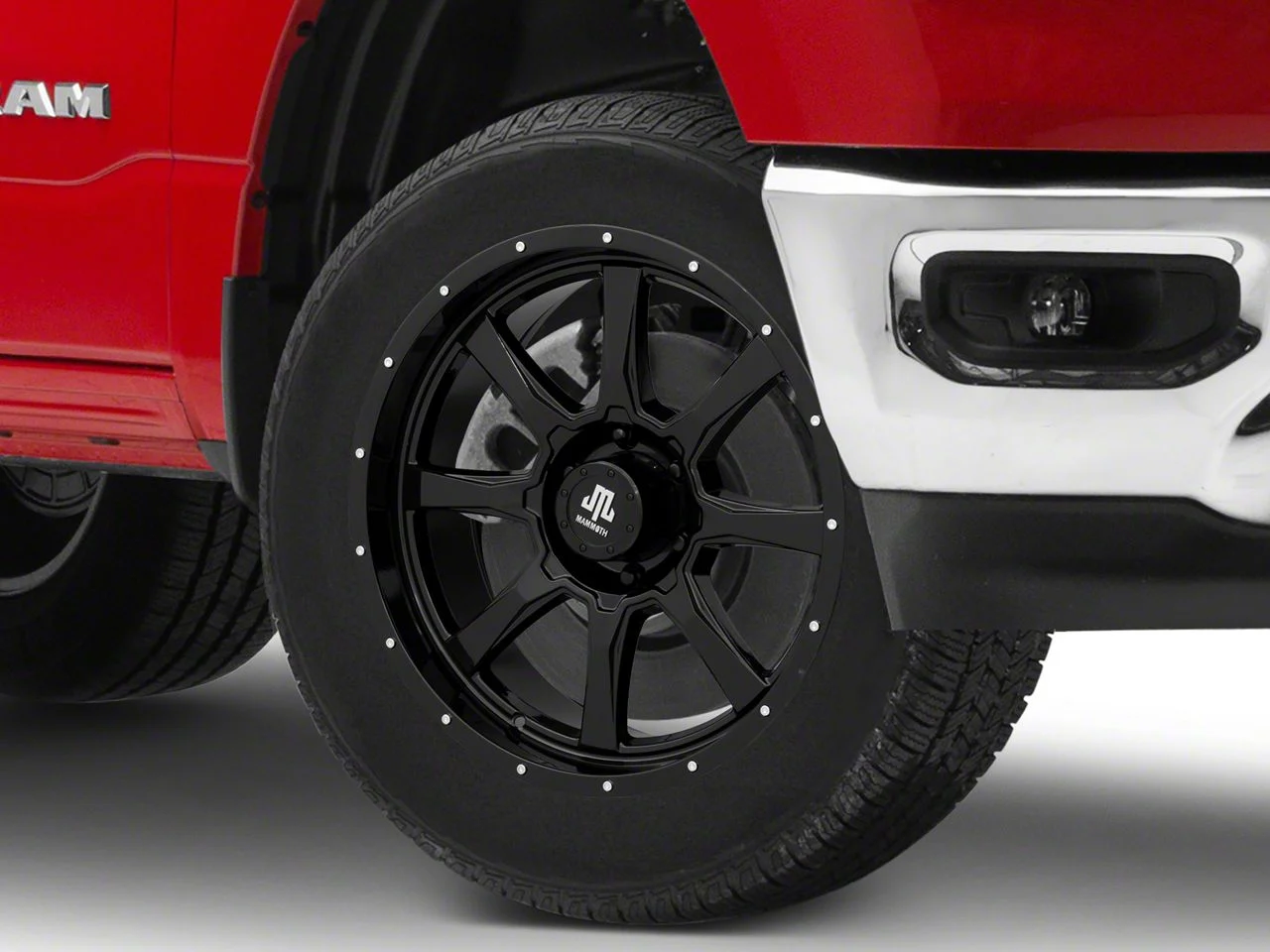 Mammoth High Roller Gloss Black 6-Lug Wheel; 20x9; 0mm Offset (19-25 RAM 1500)