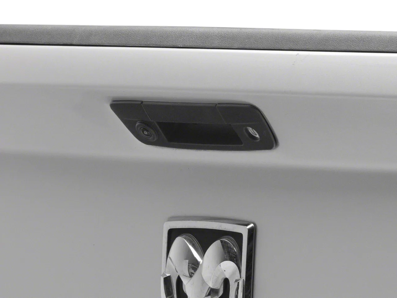 Master Tailgaters Tailgate Handle with Backup Reverse Camera; Black (09-17 RAM 1500)