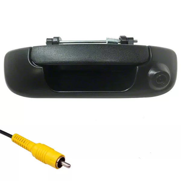 Master Tailgaters Tailgate Handle with Backup Reverse Camera; Black (03-09 RAM 3500)