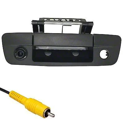 Master Tailgaters Tailgate Handle with Backup Reverse Camera; Black (10-17 RAM 3500)