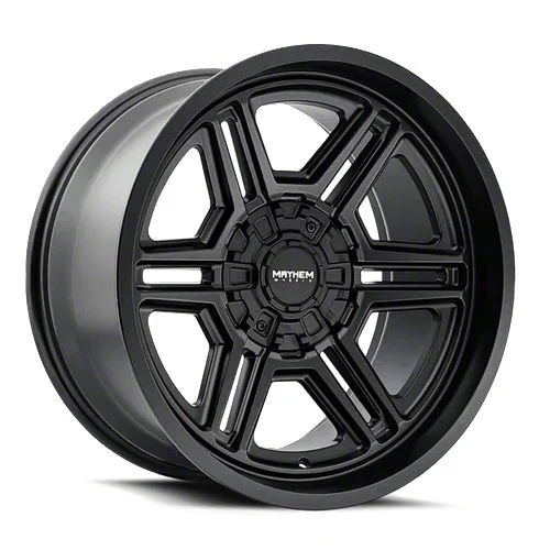Mayhem Wheels Hermosa Matte Black 6-Lug Wheel; 20x9; 0mm Offset (15-20 Tahoe)