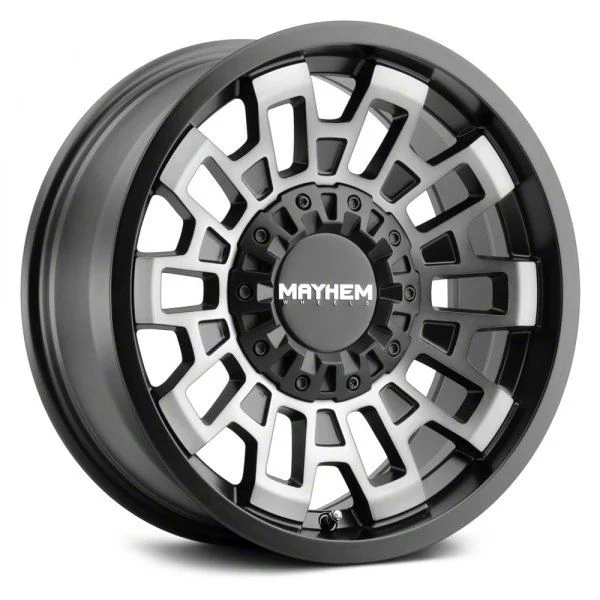 Mayhem Wheels Cortex Matte Black with Dark Tint 6-Lug Wheel; 18x9; 0mm Offset (19-23 Ranger)