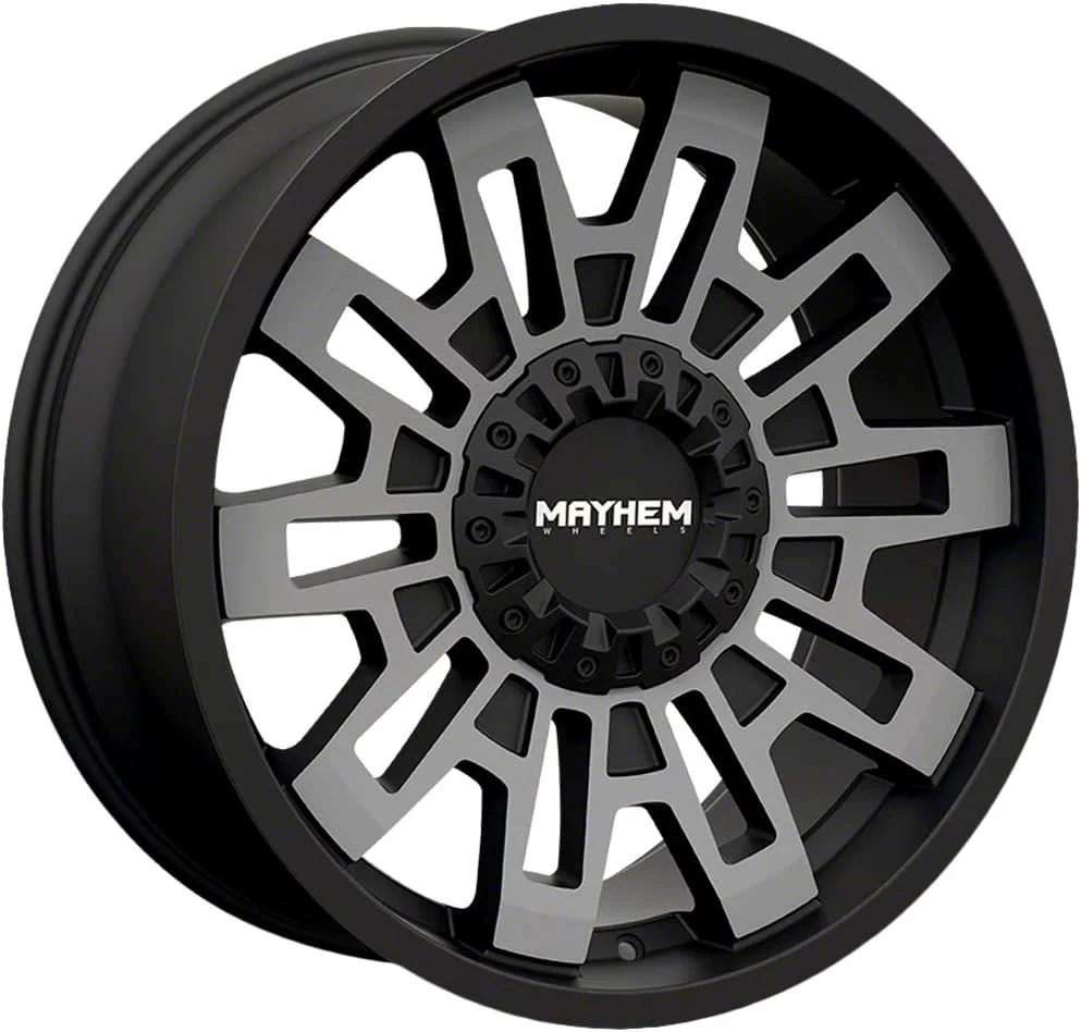 Mayhem Wheels Cortex Matte Black with Dark Tint 6-Lug Wheel; 20x10; -19mm Offset (19-23 Ranger)