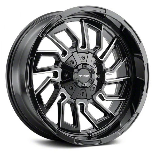 Mayhem Wheels Flywheel Gloss Black Milled 6-Lug Wheel; 20x9; 0mm Offset (19-23 Ranger)