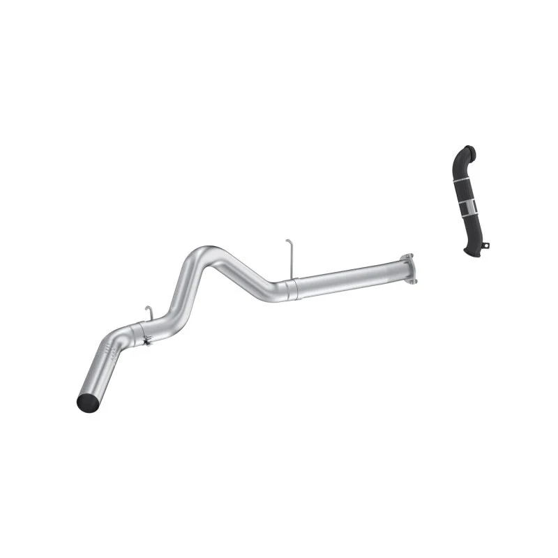 MBRP 07-10 Chevy Silverado / GMC Sierra 2500/3500HD 4in OD CatBack Single Side Exit w/ Downpipe - AL