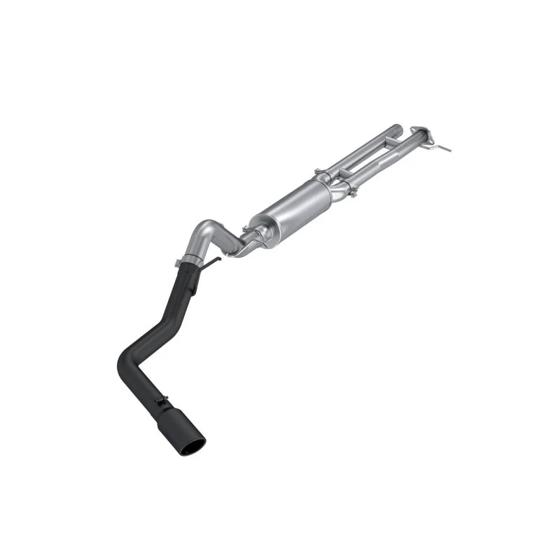 MBRP 2024+ Ford Ranger 2.7L 2.5 into 3in Single Side Exit Cat Back - BLK