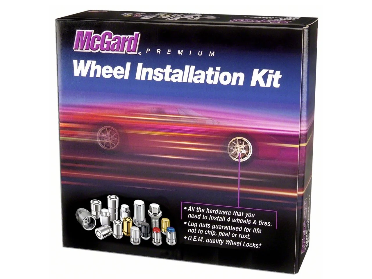 McGard Chrome Wheel Installation Lug Nut Kit; 14mm x 1.5; Set of 20 (20-26 Corvette C8)