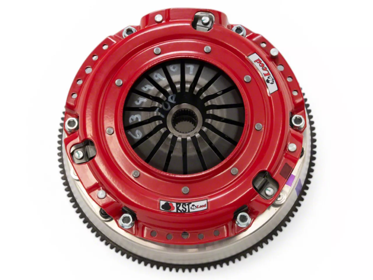 McLeod RST Twin Disc 800HP Organic Clutch Kit with 8-Bolt Aluminum Flywheel; 26-Spline (08-10 V8 HEMI Challenger; 11.5-23 V8 HEMI Challenger)