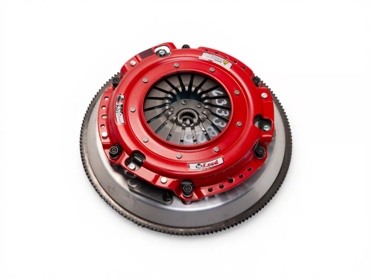 McLeod RST Twin Disc 800HP Organic Clutch Kit with 8-Bolt Aluminum Flywheel; 23-Spline (18-23 Mustang GT)