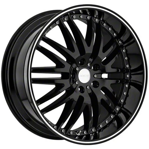 Menzari M-Sport Gloss Black Machined Wheel; 18x8.5; 20mm Offset (06-10 V6 RWD Charger)