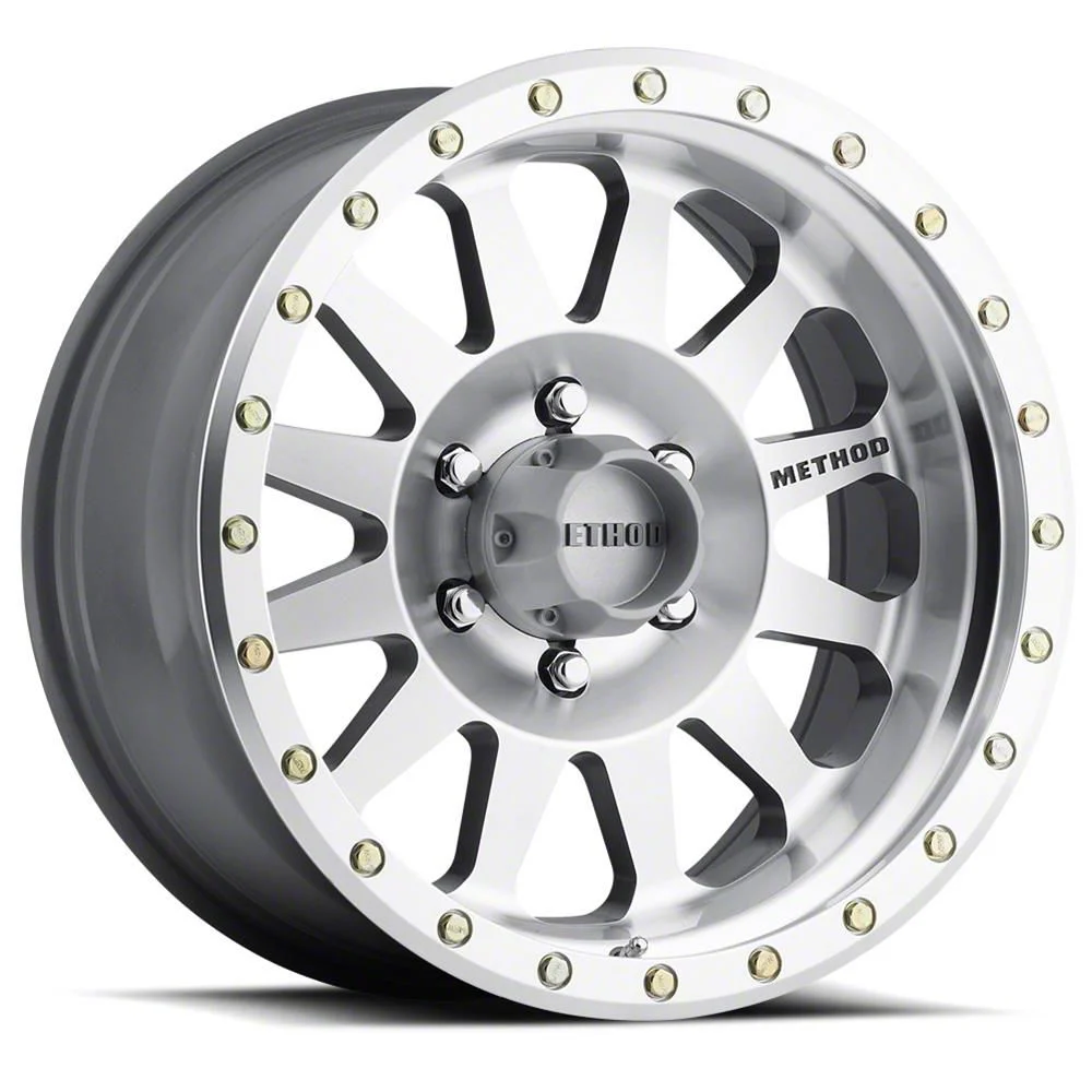 Method Race Wheels MR304 Double Standard Machined 8-Lug Wheel; 20x10; -18mm Offset (15-19 Sierra 2500 HD)