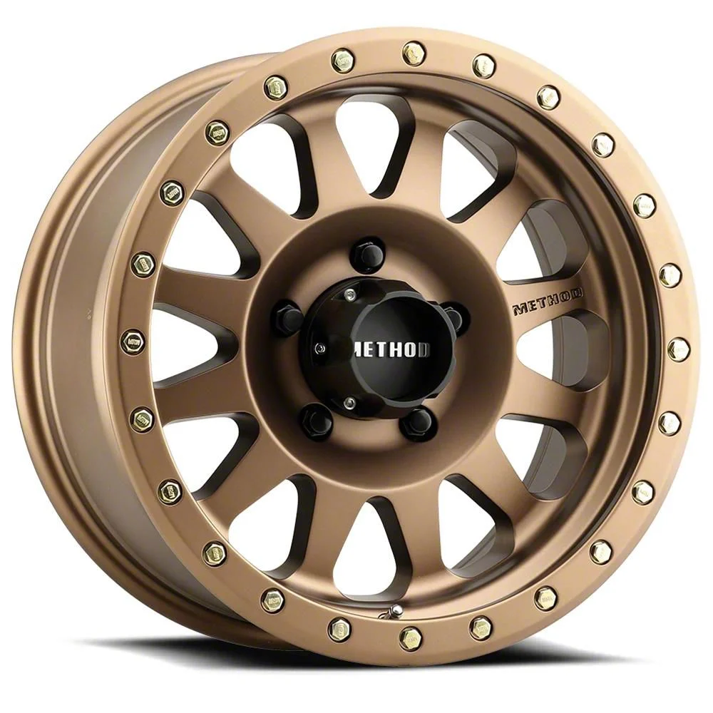 Method Race Wheels MR304 Double Standard Bronze 6-Lug Wheel; 17x8.5; 0mm Offset (19-23 Ranger)